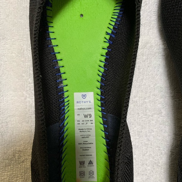 Rothys Black Round Toe Flats - Picture 10 of 14